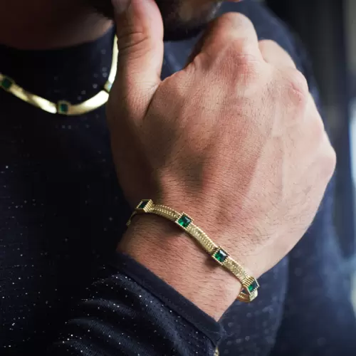 Pulsera Emerald Edge